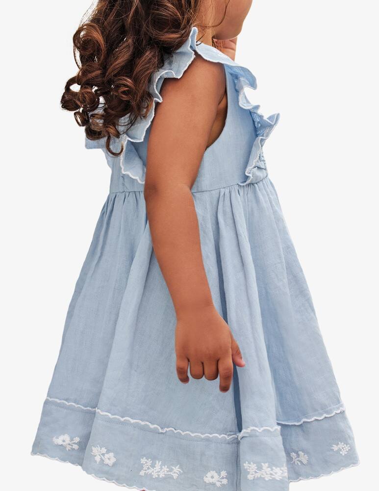 rinascente Tartine et chocolat Ruffle sleeve dress