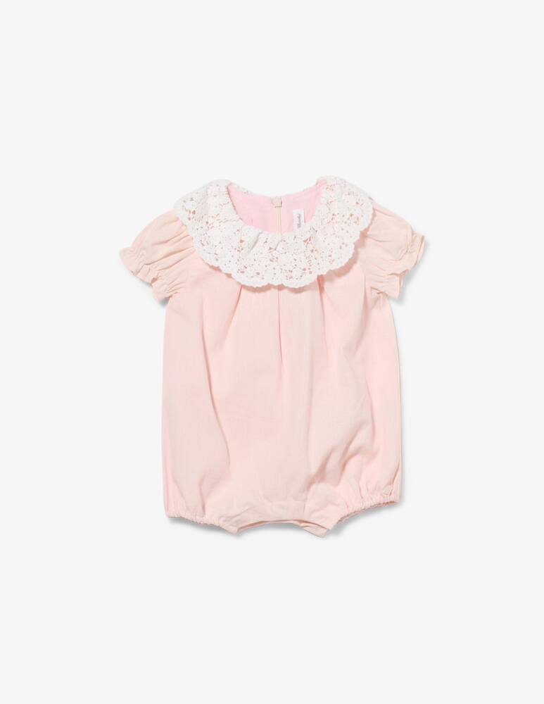 rinascente Tartine et chocolat Lace collar short romper