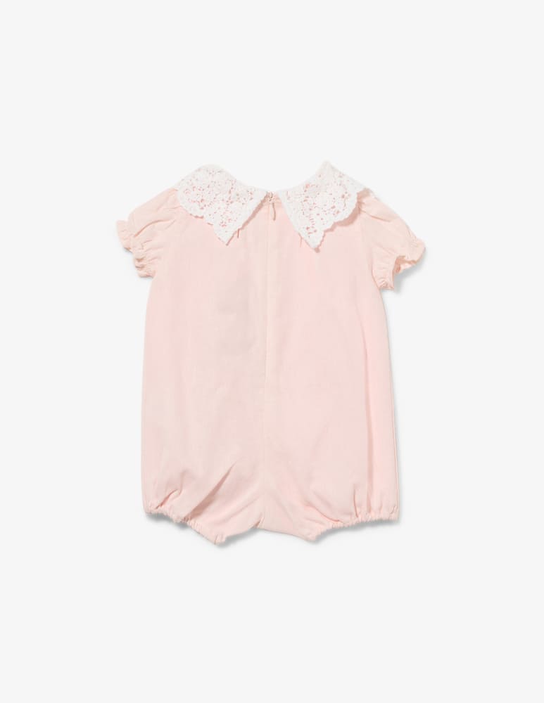 rinascente Tartine et chocolat Lace collar short romper