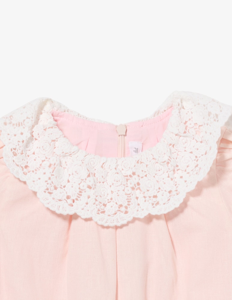 rinascente Tartine et chocolat Lace collar short romper