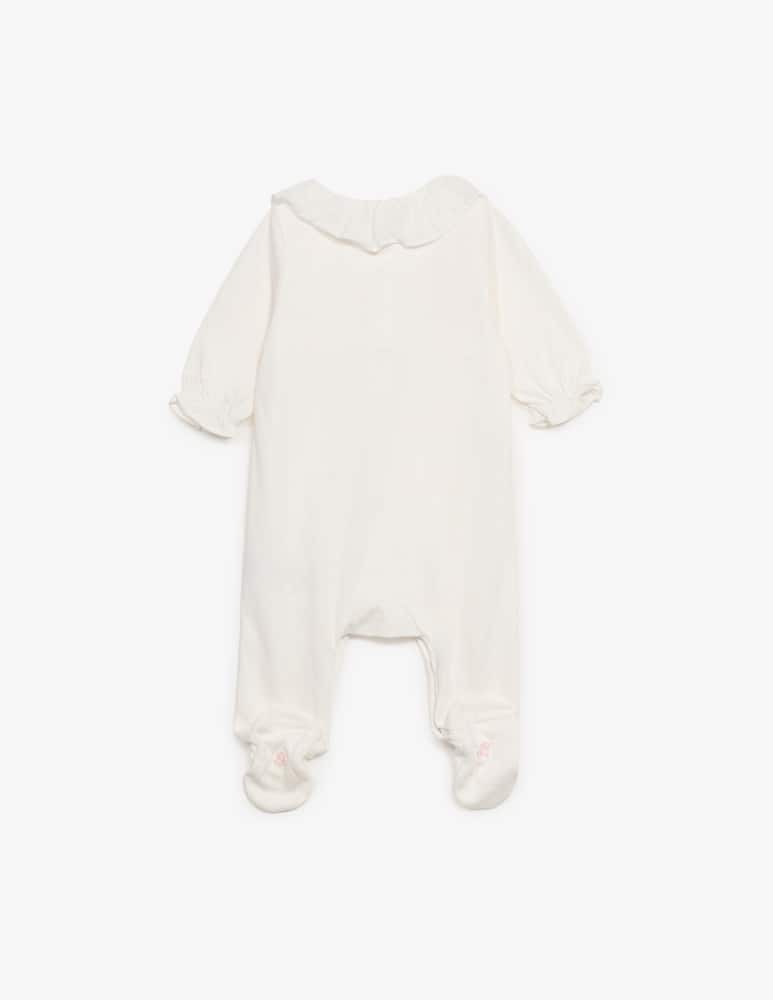 rinascente Tartine et chocolat Embroidered collar sleepsuit