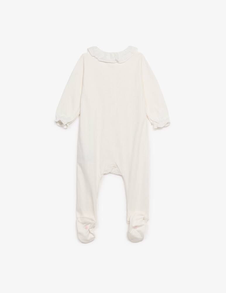 rinascente Tartine et chocolat Embroidered collar sleepsuit