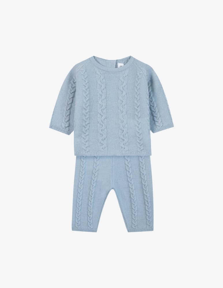 rinascente Tartine et chocolat Set lungo in maglia a trecce
