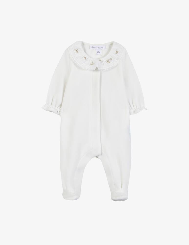 rinascente Tartine et chocolat Embroidered sleepsuit
