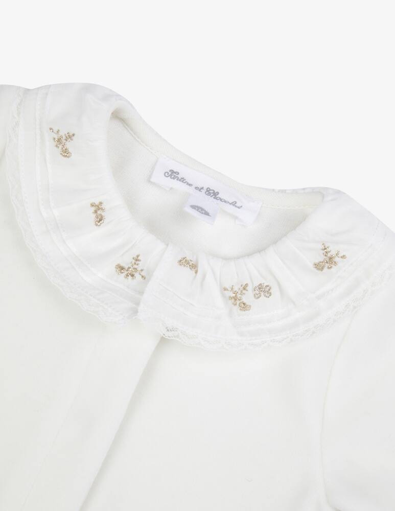 rinascente Tartine et chocolat Embroidered sleepsuit