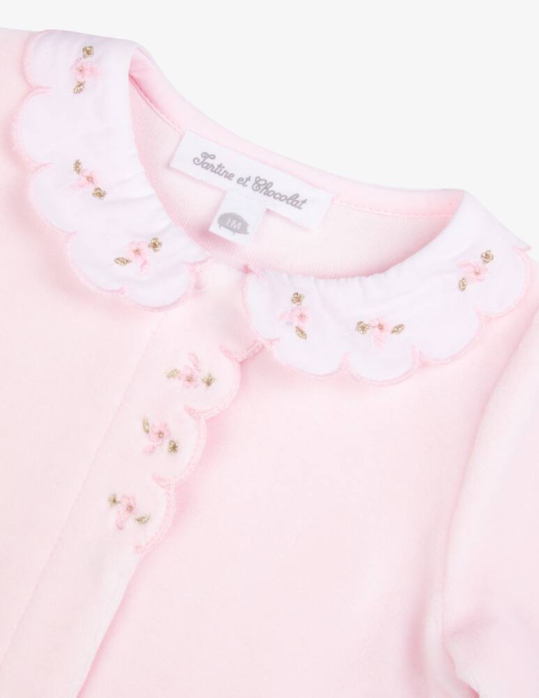 rinascente Tartine et chocolat Embroidered sleepsuit
