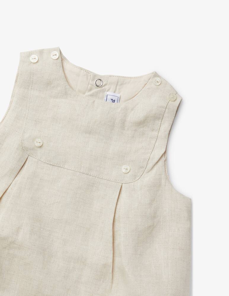 rinascente Tartine et chocolat Tutina in lino - Beige