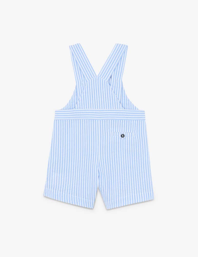 rinascente Tartine et chocolat Striped short dungarees
