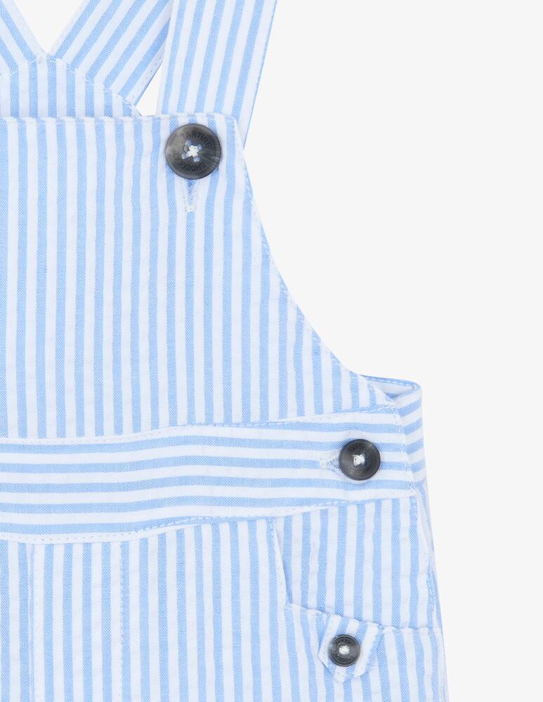 rinascente Tartine et chocolat Striped short dungarees