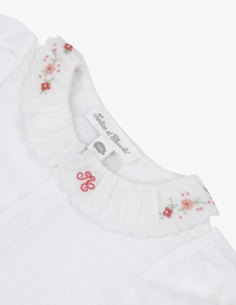 rinascente Tartine et chocolat Floral collar bodysuit