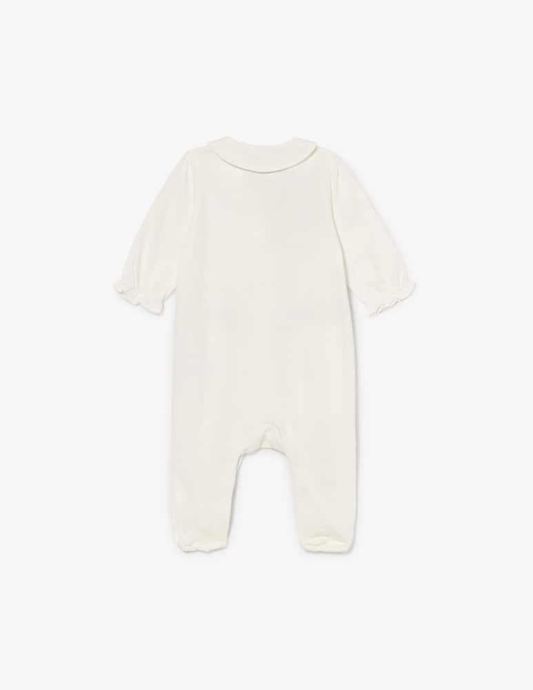 rinascente Tartine et chocolat Floral collar sleepsuit