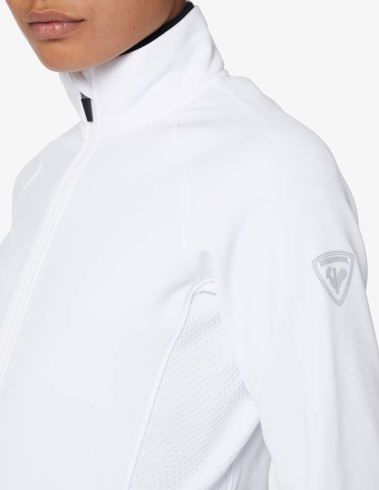rinascente Rossignol Felpa con zip Classique Clim - Bianco