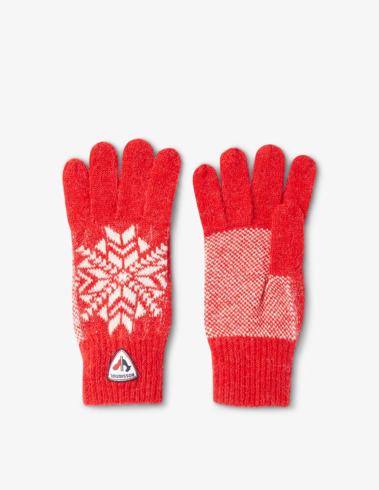 rinascente Rossignol Snowflake gloves - Red