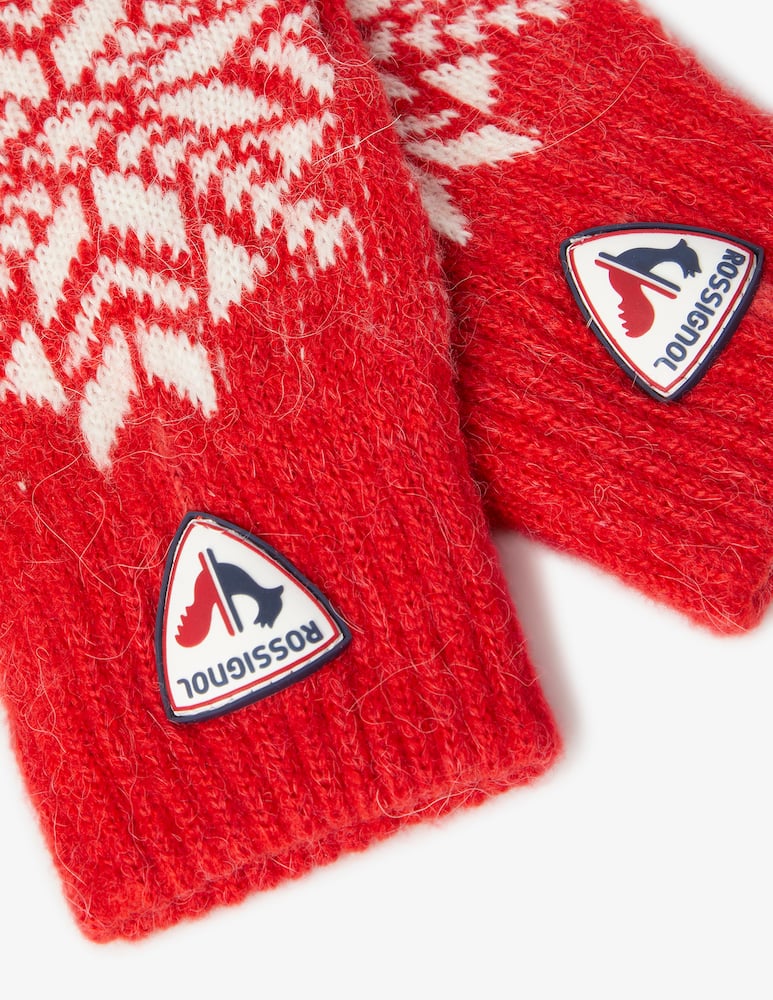 rinascente Rossignol Snowflake gloves - Red