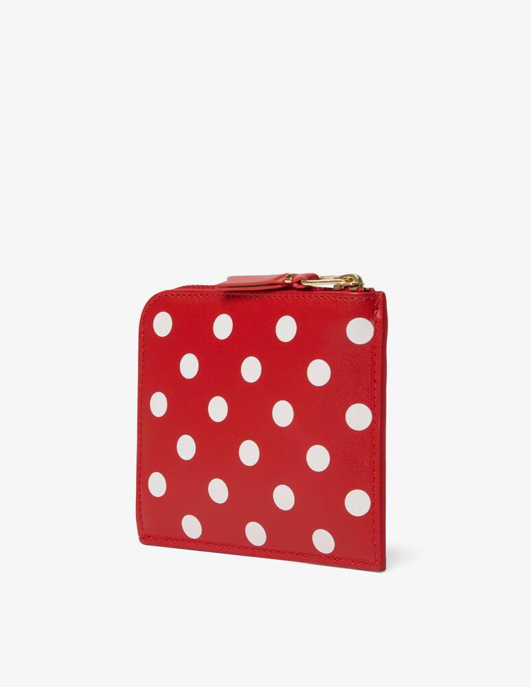 rinascente Comme des Garçons Portacarte a pois in pelle
