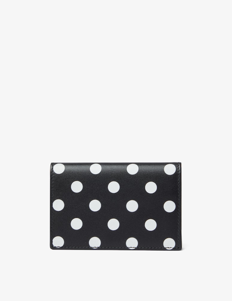 Comme des Garçons Portacarte a pois in pelle - immagine 1 Comme des Garçons Portacarte a pois in pelle - immagine 1