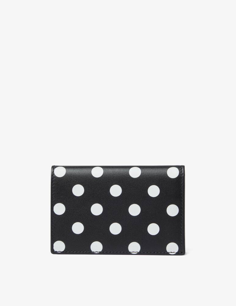 rinascente Comme des Garçons Portacarte a pois in pelle