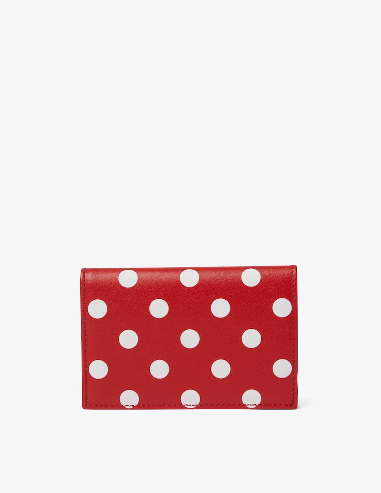Comme des Garçons Portacarte a pois in pelle - immagine 1 Comme des Garçons Portacarte a pois in pelle - immagine 1