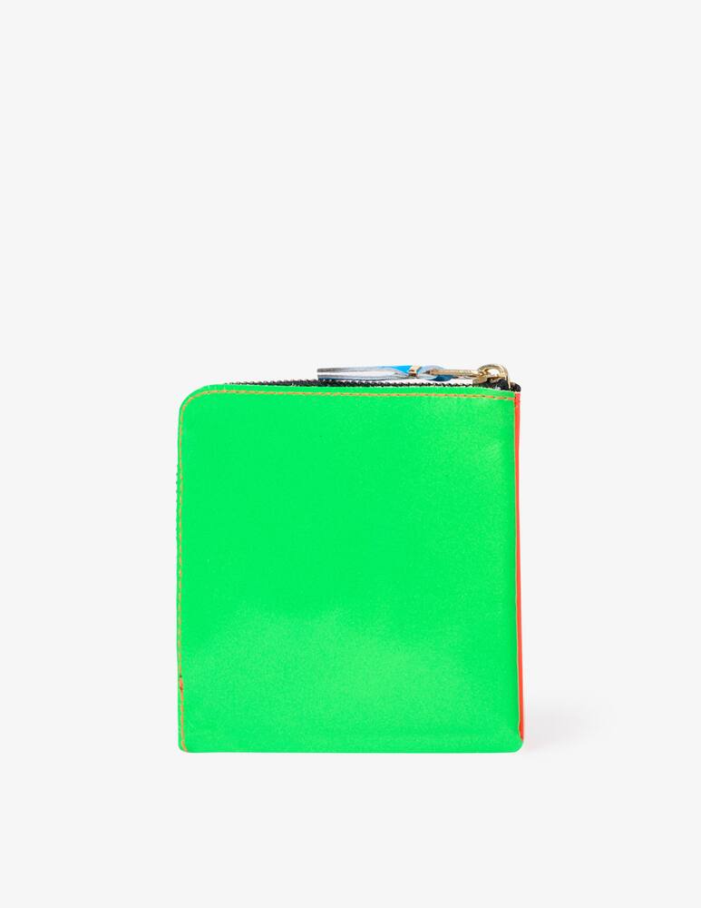 rinascente Comme des Garçons Portafoglio zip in pelle Fluo