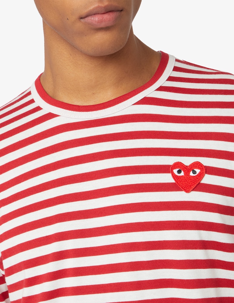Comme des Garçons Play Maglietta a righe - Multicolor - immagine 4 Comme des Garçons Play Maglietta a righe - Multicolor - immagine 4
