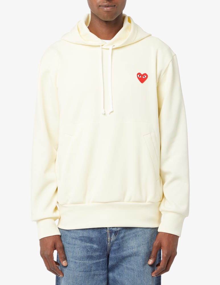 Comme des Garçons Play Felpa con cappuccio kangaroo - immagine 1 Comme des Garçons Play Felpa con cappuccio kangaroo - immagine 1