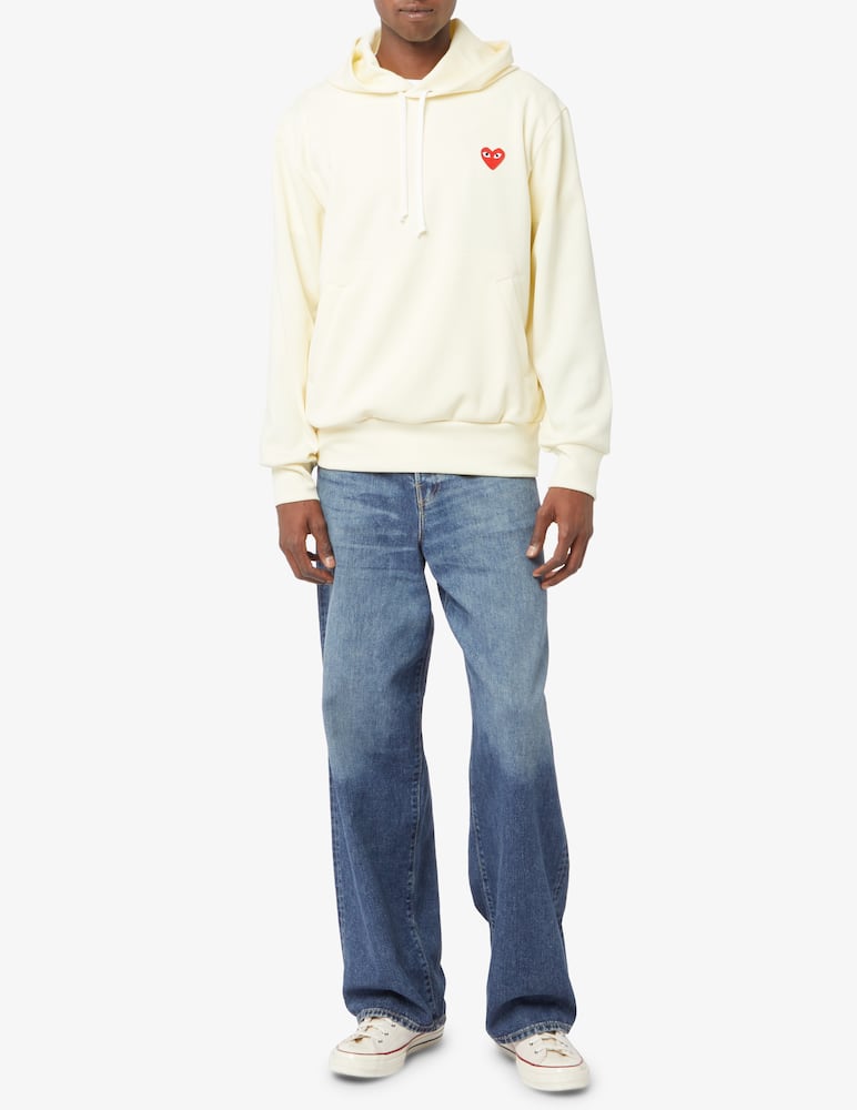 rinascente Comme des Garçons Play Felpa con cappuccio kangaroo