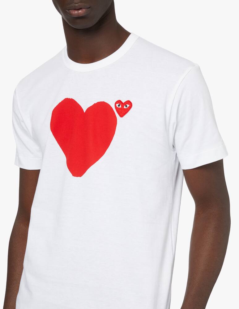 rinascente Comme des Garçons Play Play t-shirt - white