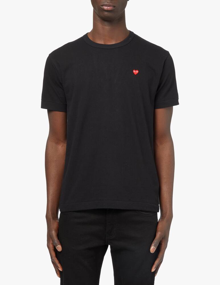 Comme des Garçons Play T-shirt play red heart - black - picture 1 Comme des Garçons Play T-shirt play red heart - black - picture 1