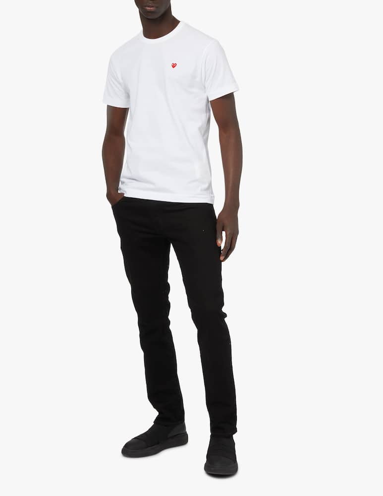 Comme des Garçons Play T-shirt play red heart - white - picture 2 Comme des Garçons Play T-shirt play red heart - white - picture 2