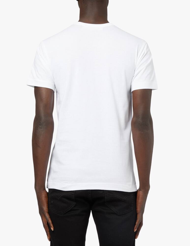 rinascente Comme des Garçons Play T-shirt play red heart - white