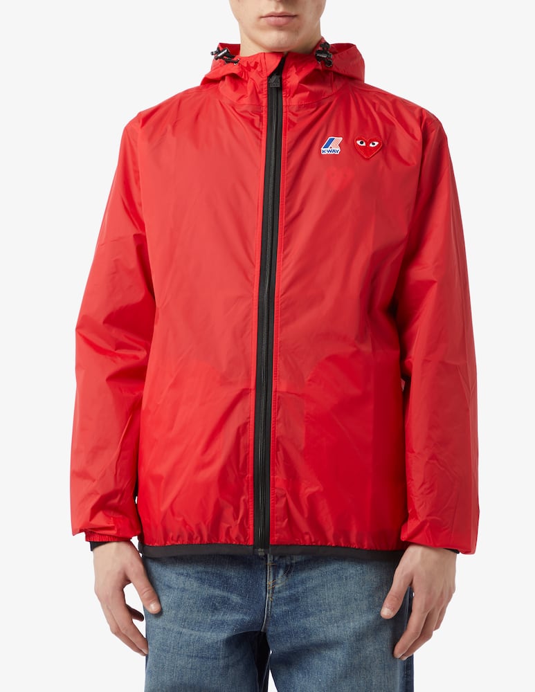 Comme des Garçons Play Felpa con cappuccio k-way x play - immagine 1 Comme des Garçons Play Felpa con cappuccio k-way x play - immagine 1