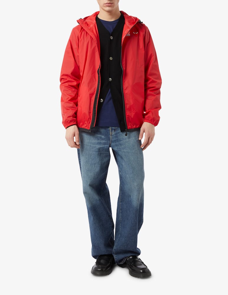 Comme des Garçons Play Felpa con cappuccio k-way x play - immagine 2 Comme des Garçons Play Felpa con cappuccio k-way x play - immagine 2