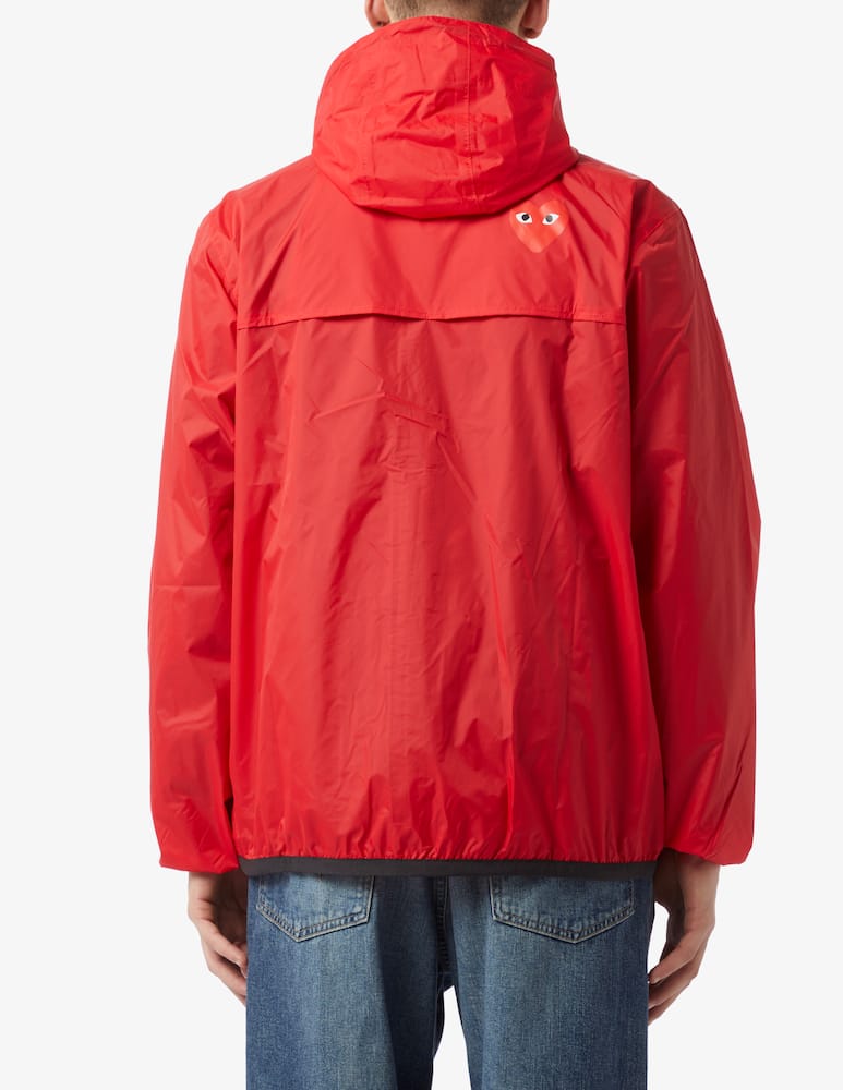 rinascente Comme des Garçons Play Felpa con cappuccio k-way x play