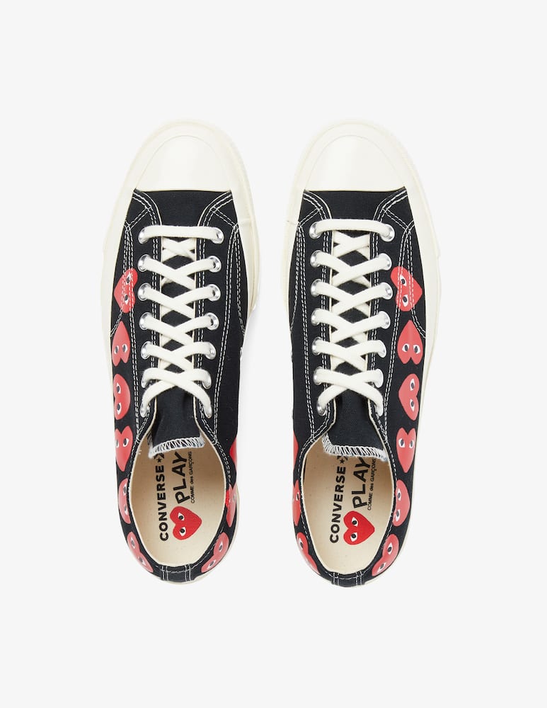 Comme des Garçons Play Sneakers multi heart ct70 - immagine 3