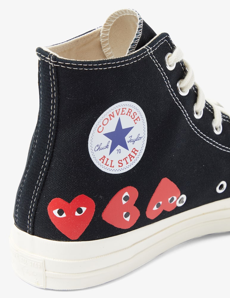 Comme des Garçons Play Sneakers multi heart ct70 hi top - immagine 2 Comme des Garçons Play Sneakers multi heart ct70 hi top - immagine 2