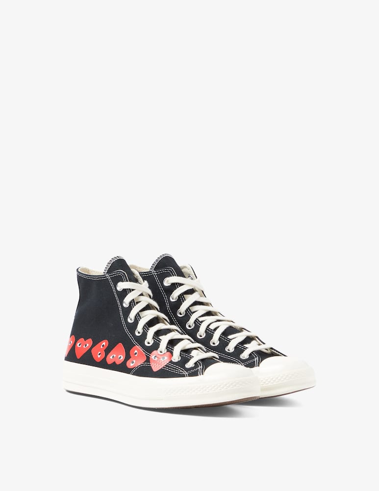Comme des Garçons Play Sneakers multi heart ct70 hi top - immagine 3 Comme des Garçons Play Sneakers multi heart ct70 hi top - immagine 3