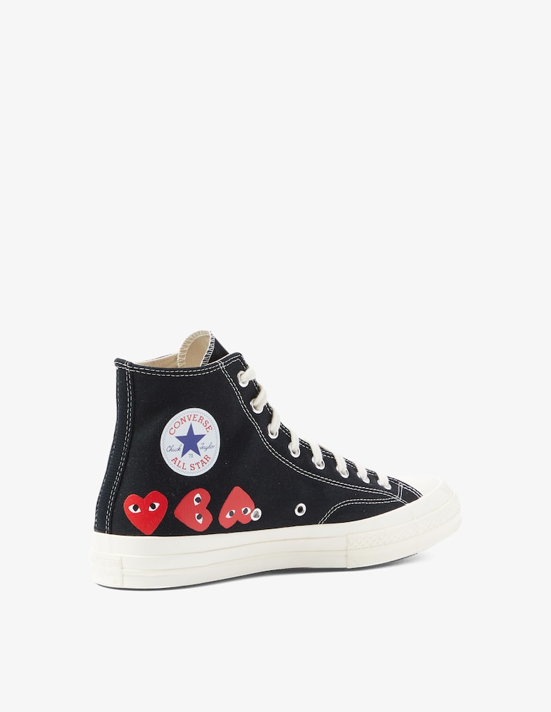 Comme des Garçons Play Sneakers multi heart ct70 hi top - immagine 4 Comme des Garçons Play Sneakers multi heart ct70 hi top - immagine 4