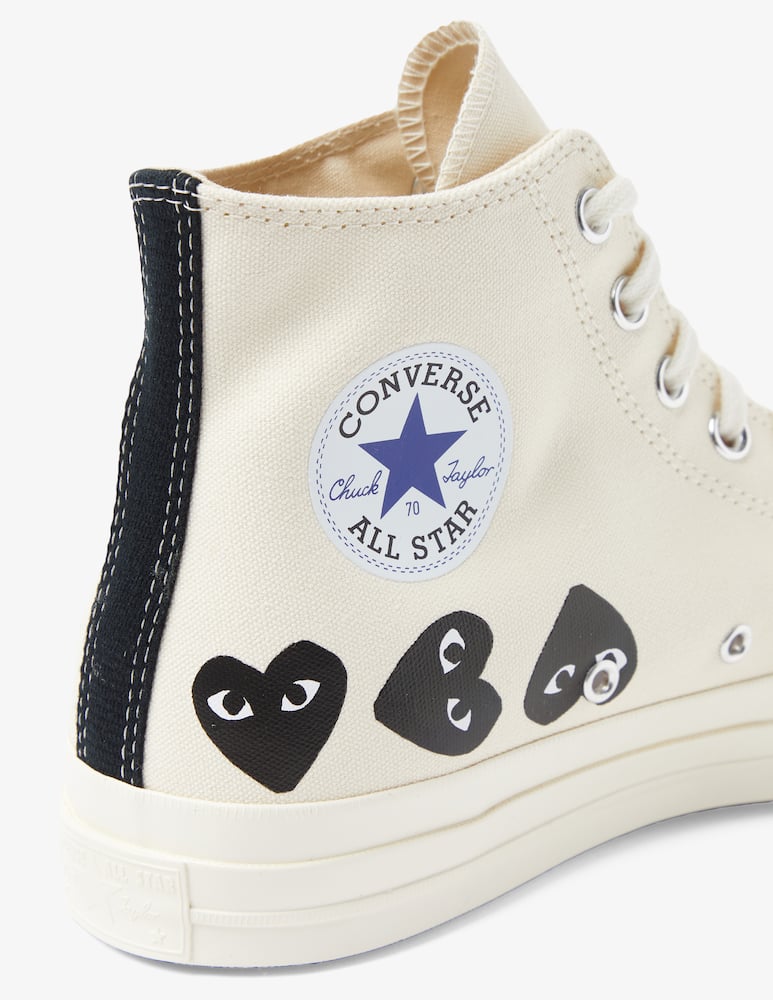 rinascente Comme des Garçons Play Sneakers multi heart ct70 hi top shoes