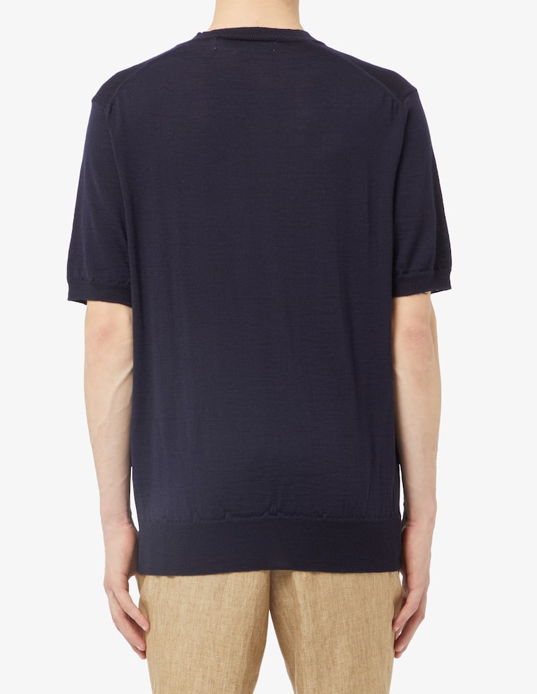 Comme des Garçons Play T-shirt in maglia con logo - immagine 3 Comme des Garçons Play T-shirt in maglia con logo - immagine 3