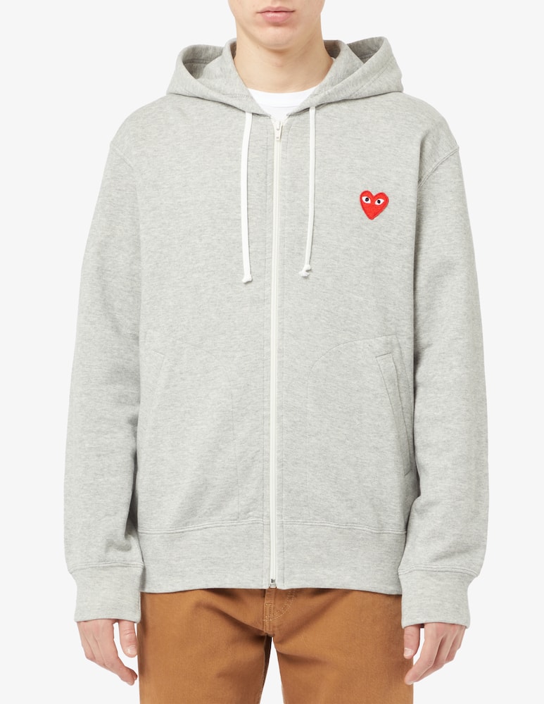Comme des Garçons Play Zipped hoodie back heart - picture 1 Comme des Garçons Play Zipped hoodie back heart - picture 1