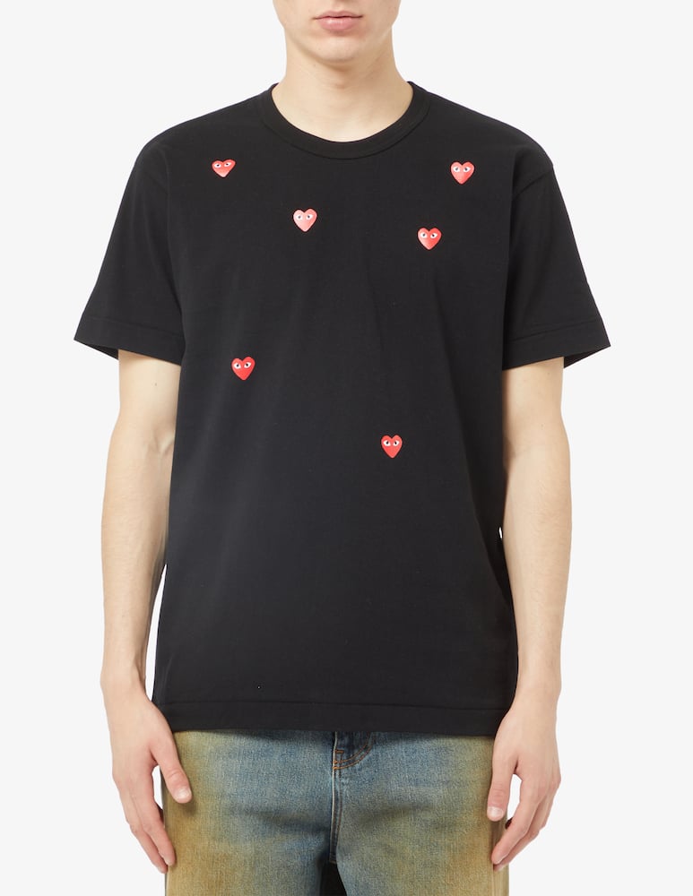 Comme des Garçons Play Maglietta multi-cuoricini - immagine 1 Comme des Garçons Play Maglietta multi-cuoricini - immagine 1