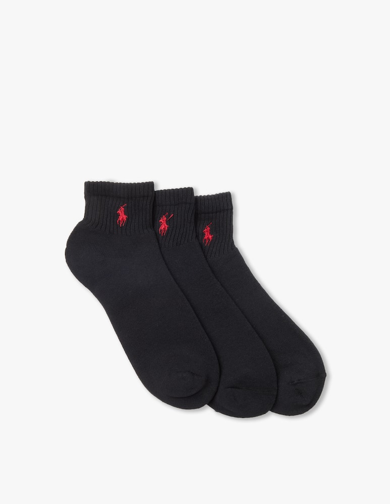 Polo Ralph Lauren Sock 3pk quarter sk - picture 1 Polo Ralph Lauren Sock 3pk quarter sk - picture 1