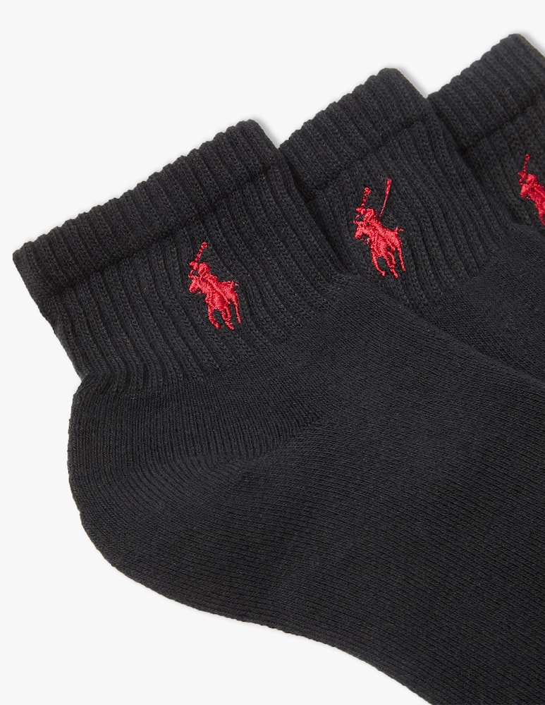 Polo Ralph Lauren Sock 3pk quarter sk - picture 2 Polo Ralph Lauren Sock 3pk quarter sk - picture 2