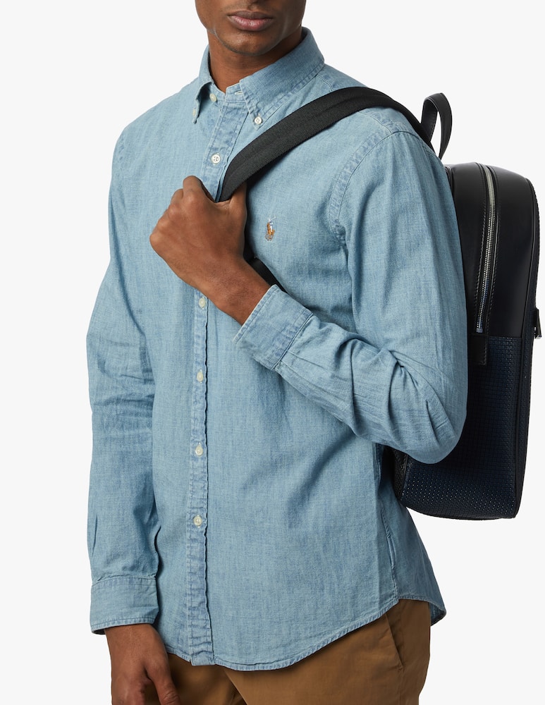 Polo Ralph Lauren Camicia chambray slim - immagine 2 Polo Ralph Lauren Camicia chambray slim - immagine 2