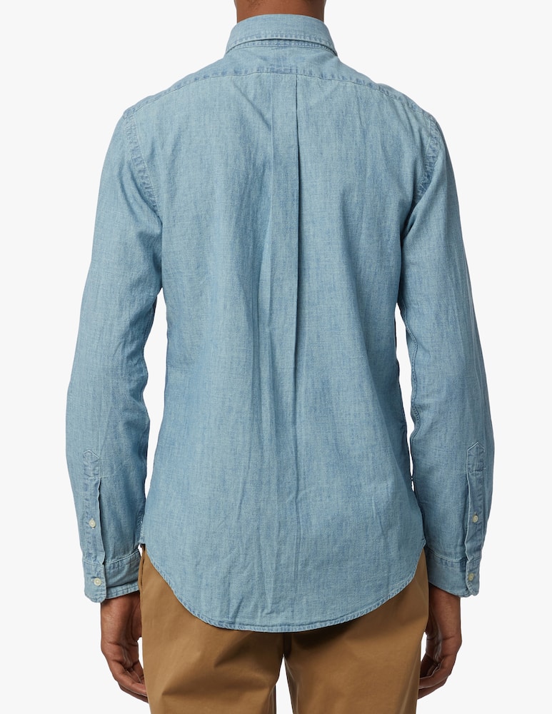 Polo Ralph Lauren Camicia chambray slim - immagine 3 Polo Ralph Lauren Camicia chambray slim - immagine 3