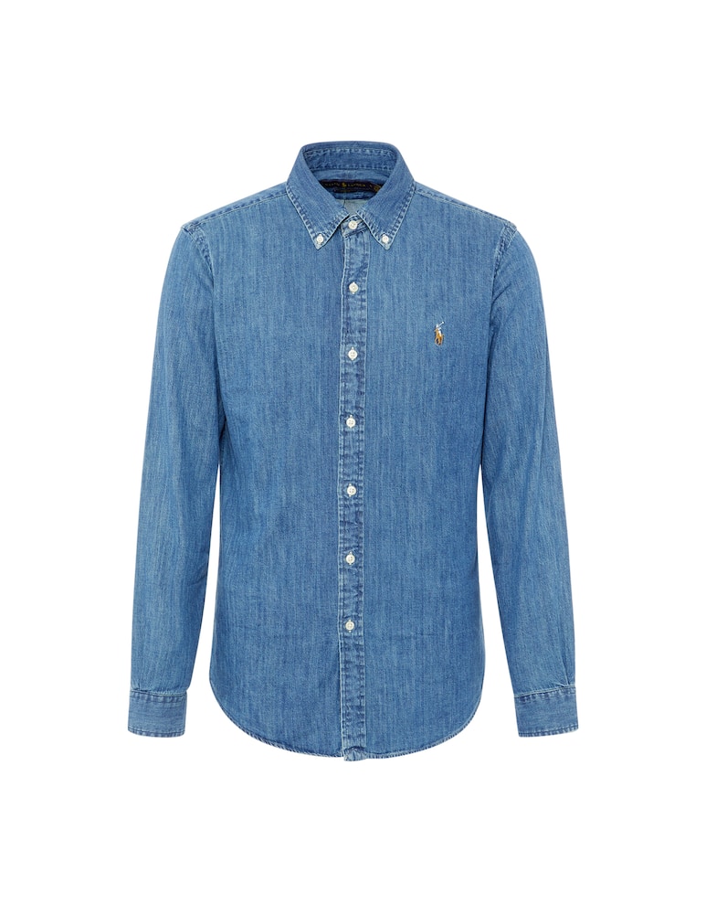 rinascente Polo Ralph Lauren Camicia button down in cotone - blu