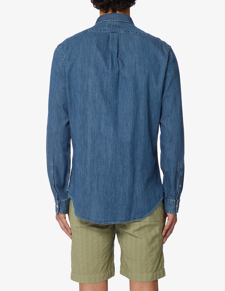 rinascente Polo Ralph Lauren Camicia manica lunga slim denim 