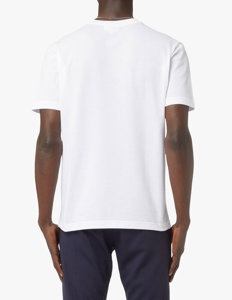 rinascente Lacoste Maglietta girocollo piquet waffle sport - bianco