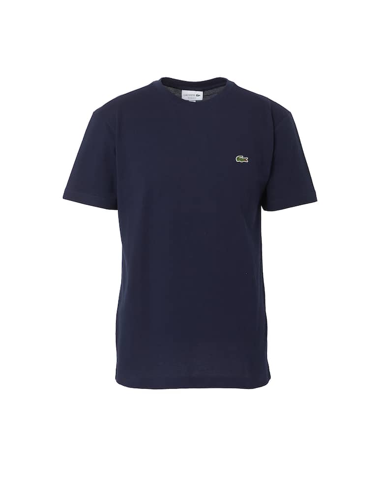 rinascente Lacoste Maglietta girocollo piquet waffle sport - blu