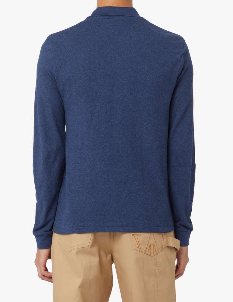 rinascente Lacoste Polo manica lunga classic fit - Blu